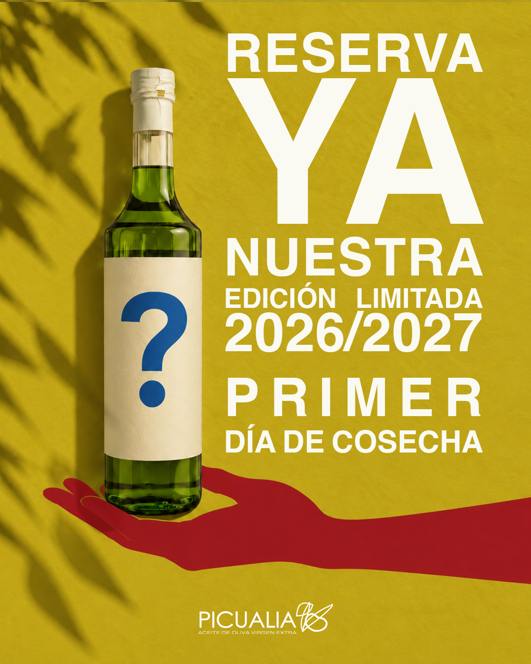 ¡¡ PRECOMPRA!! Picualia Primer Día de Cosecha 500ml PICUAL(Edición Limitada)